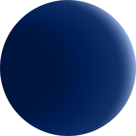 Blue gradient circle like a ball.